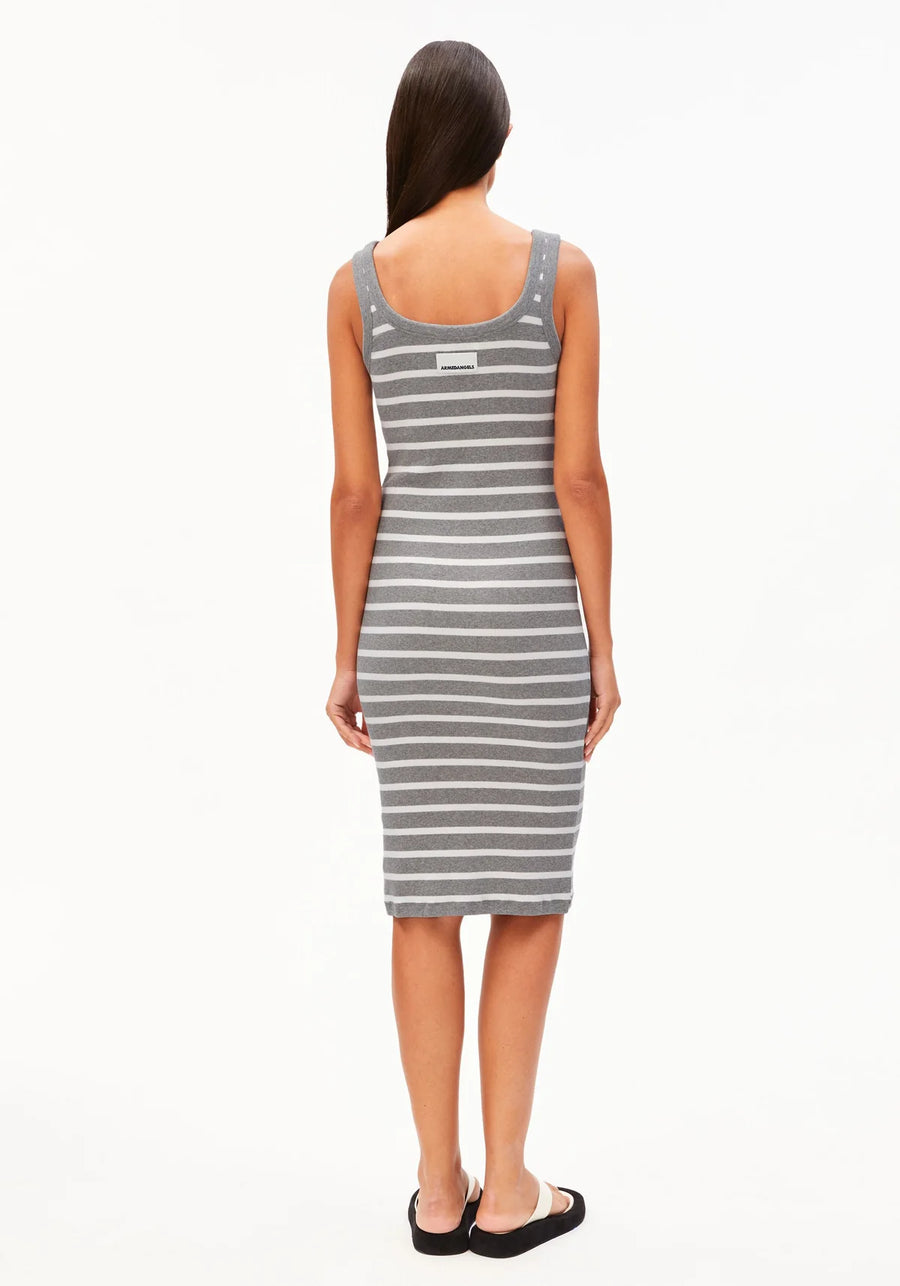 STRIPE RIB DRESS