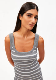 STRIPE RIB DRESS