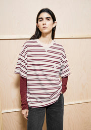 ICONIC A STRIPE T SHIRT