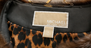 Michael Kors Chocolate Faux Fur Jacket