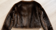 Michael Kors Chocolate Faux Fur Jacket