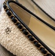 Tweed Chanel Ballet Flats, 39