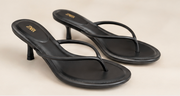 Black Zara Kitten Heel, 8US