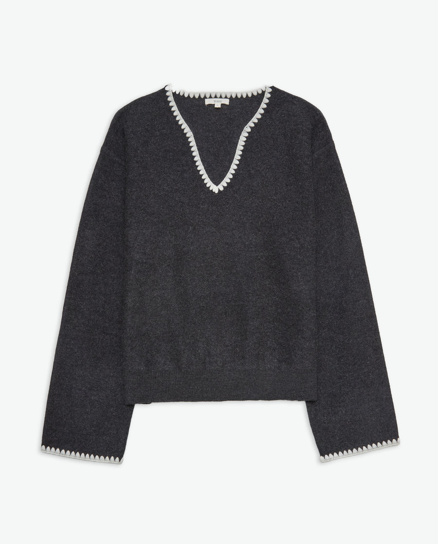 BOILED WOOL JUMPER