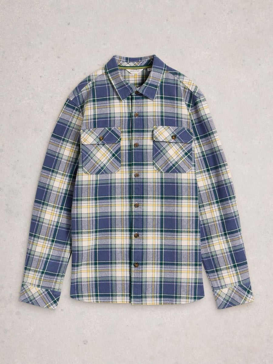 DARWEN CHECK FLANNEL SHIRT
