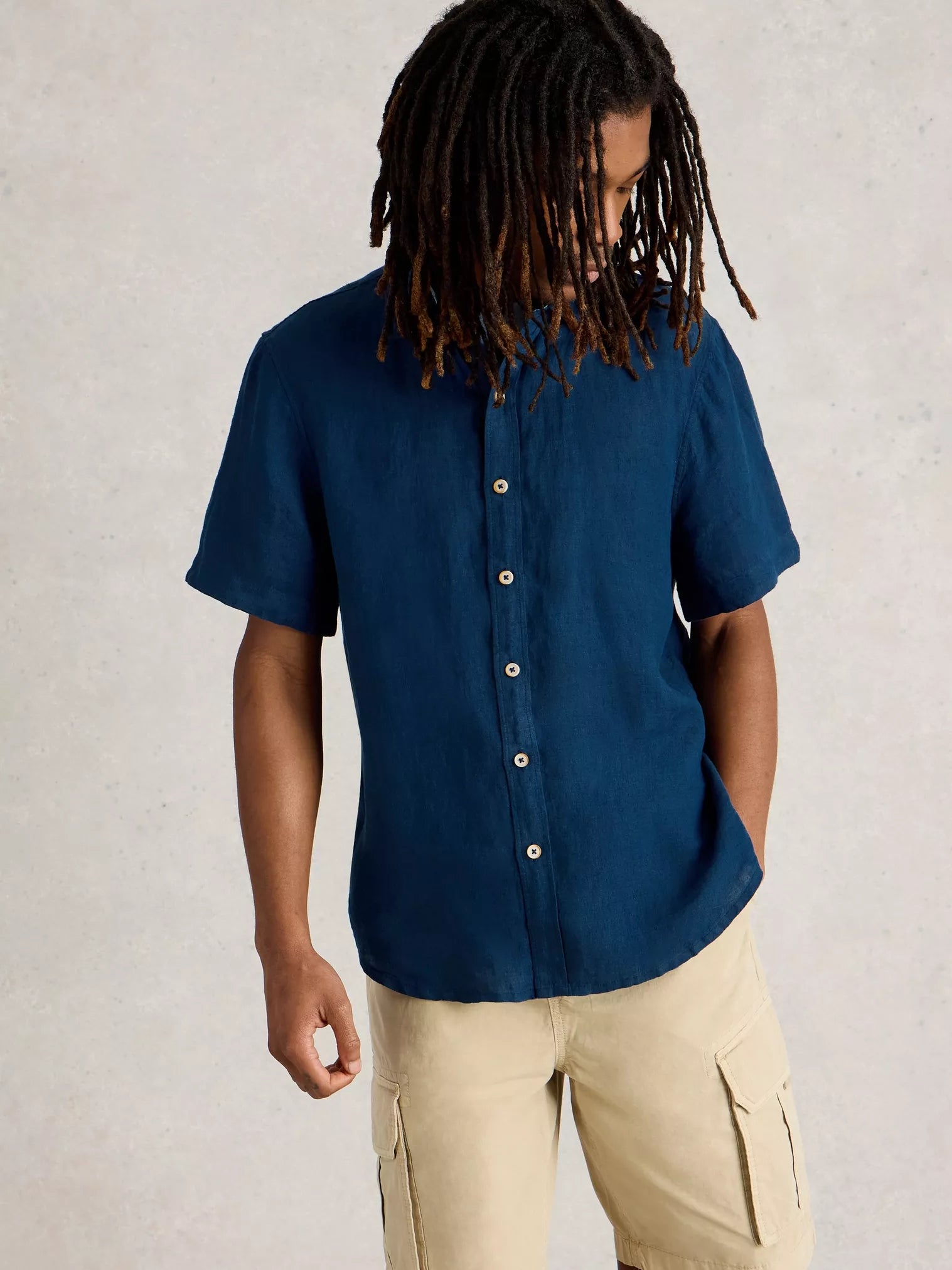MEN'S KESWICK LINEN SHIRT SHORT SLEEVE