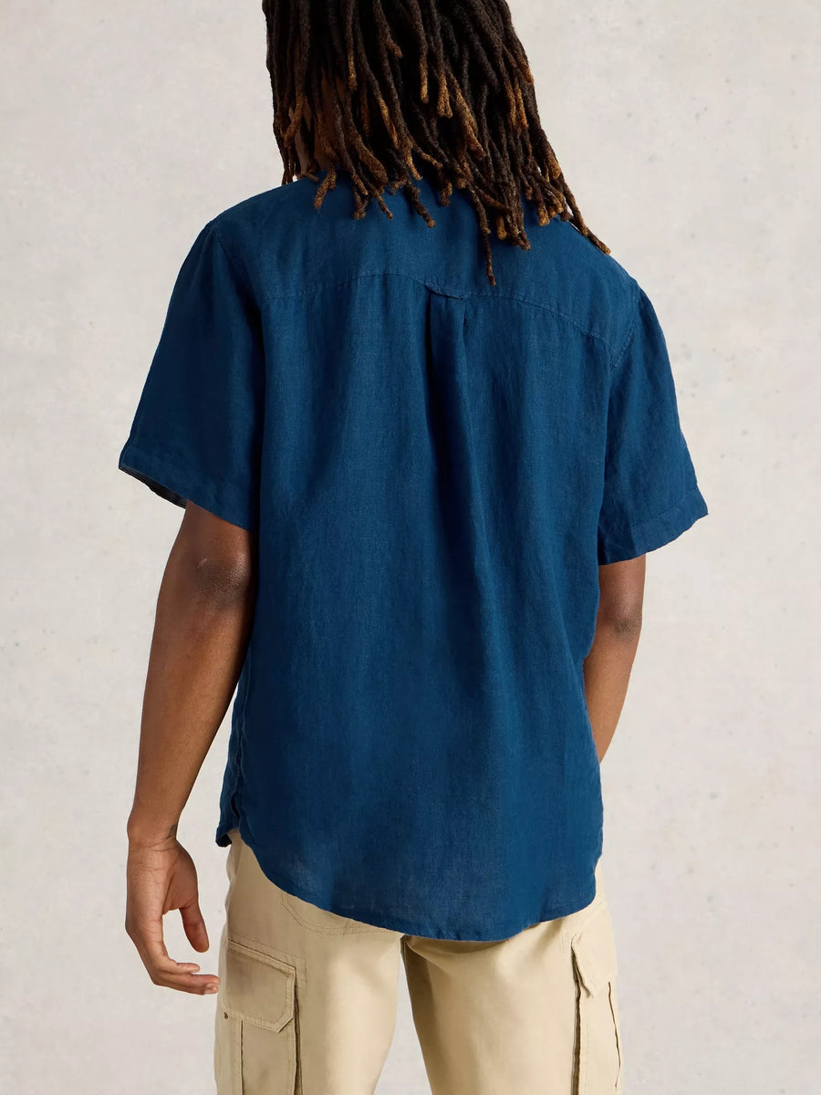 MEN'S KESWICK LINEN SHIRT SHORT SLEEVE