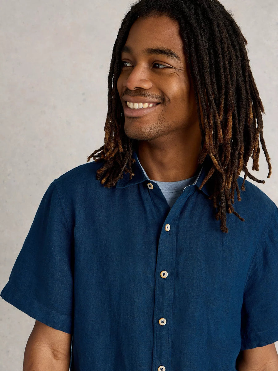MEN'S KESWICK LINEN SHIRT SHORT SLEEVE