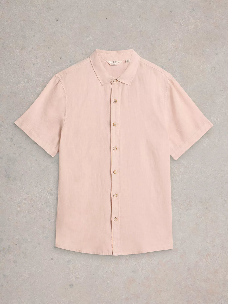 MEN'S KESWICK LINEN SHIRT SHORT SLEEVE