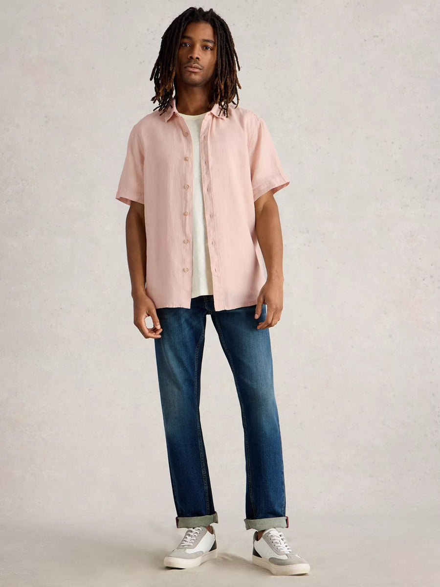 MEN'S KESWICK LINEN SHIRT SHORT SLEEVE
