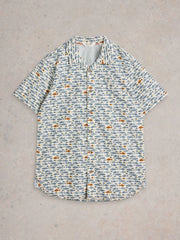 MEN'S DAZZLING FISH PRINTED SHIRT