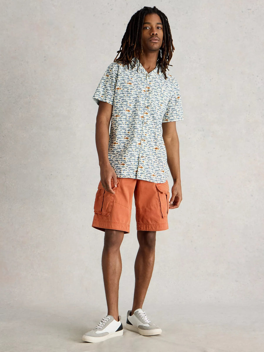 MEN'S DAZZLING FISH PRINTED SHIRT