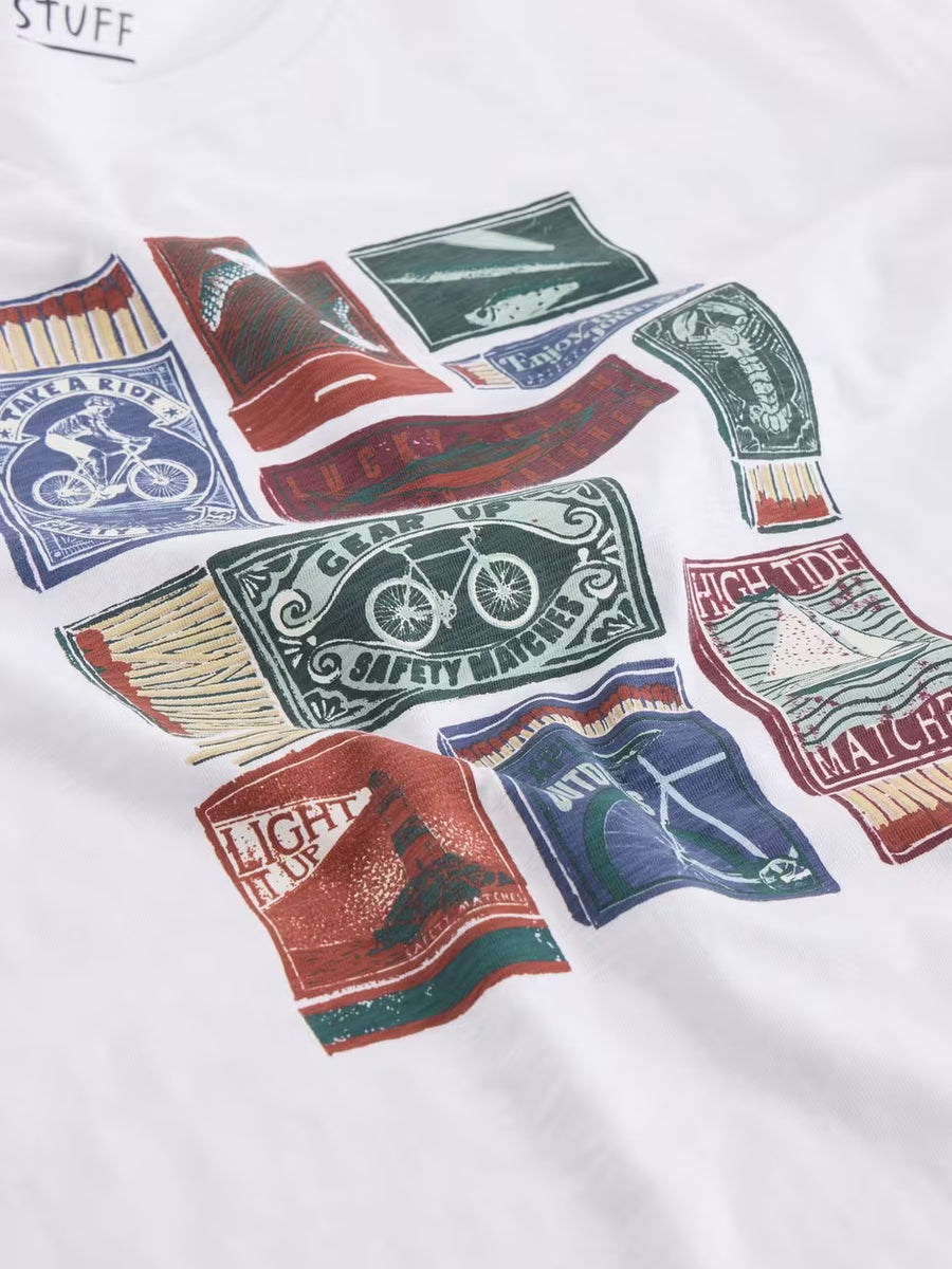 ABERSOCH GRAPHIC STAMP TEE