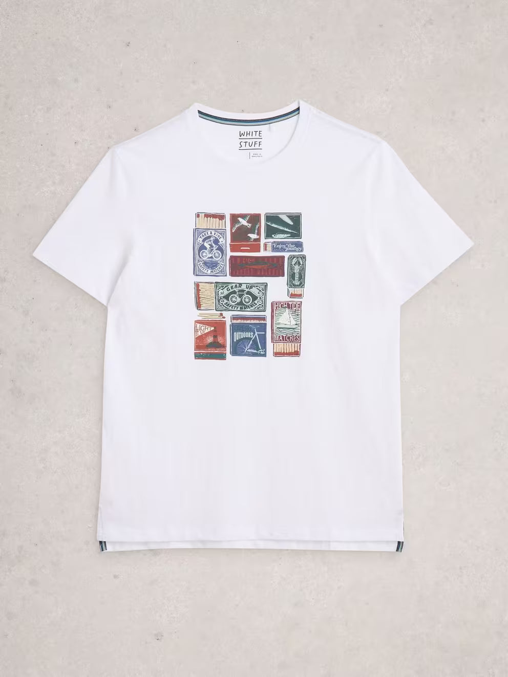ABERSOCH GRAPHIC STAMP TEE