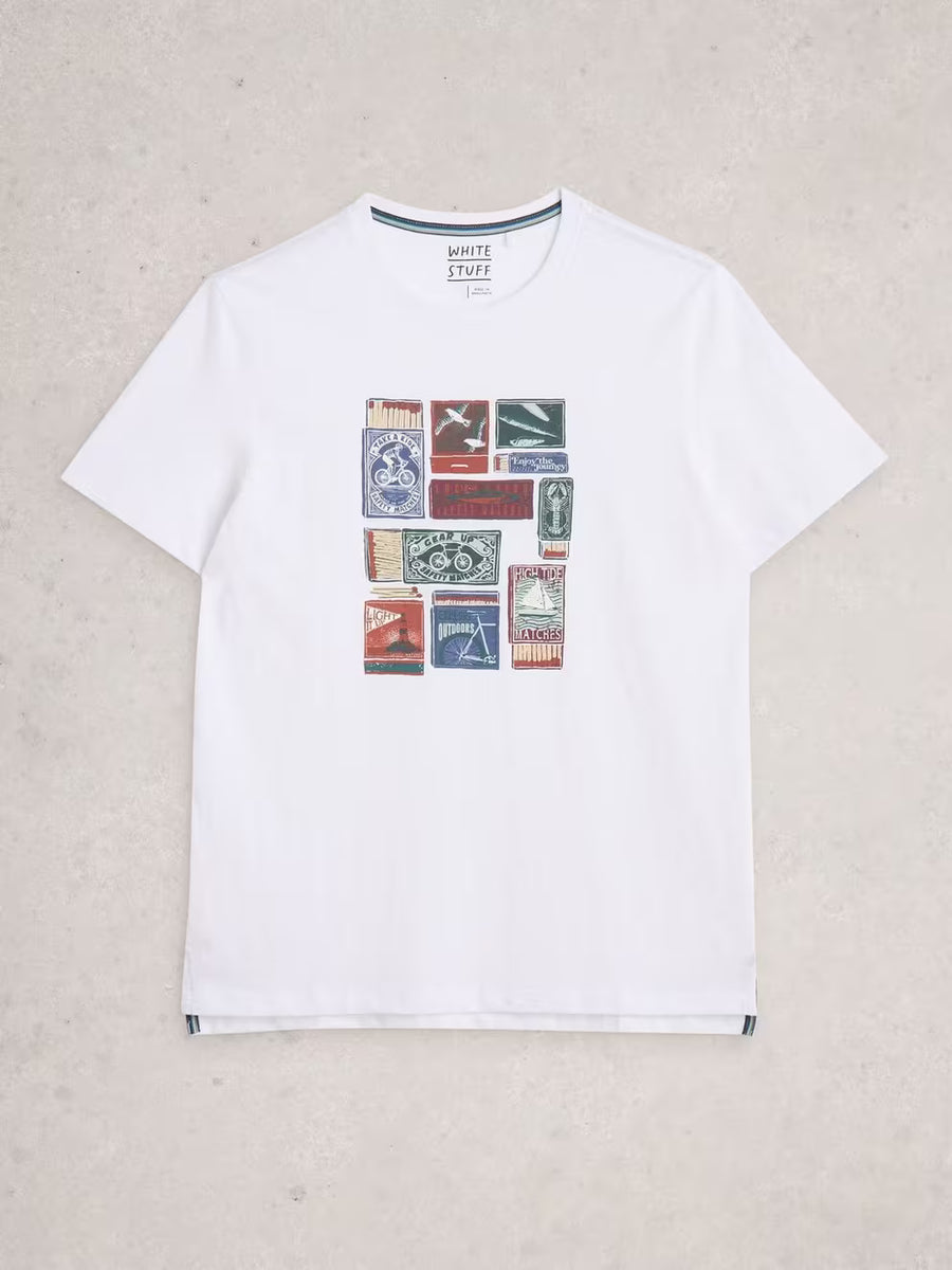 ABERSOCH GRAPHIC STAMP TEE