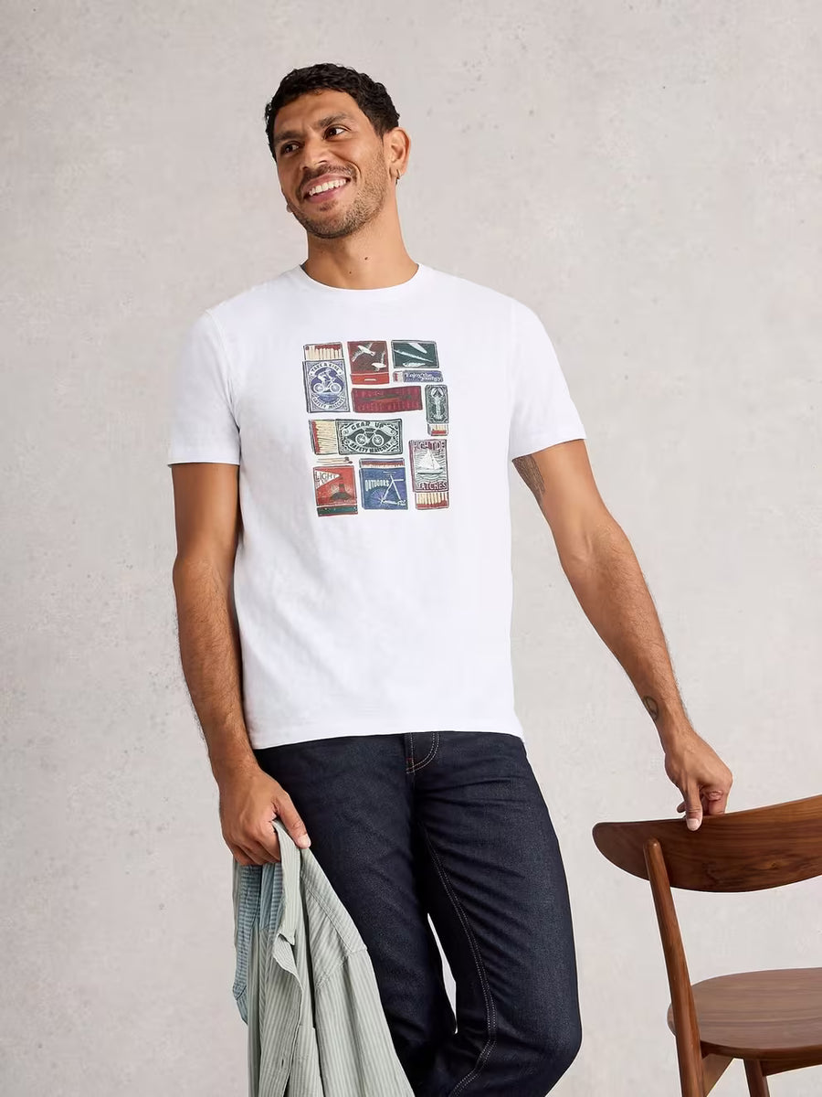 ABERSOCH GRAPHIC STAMP TEE