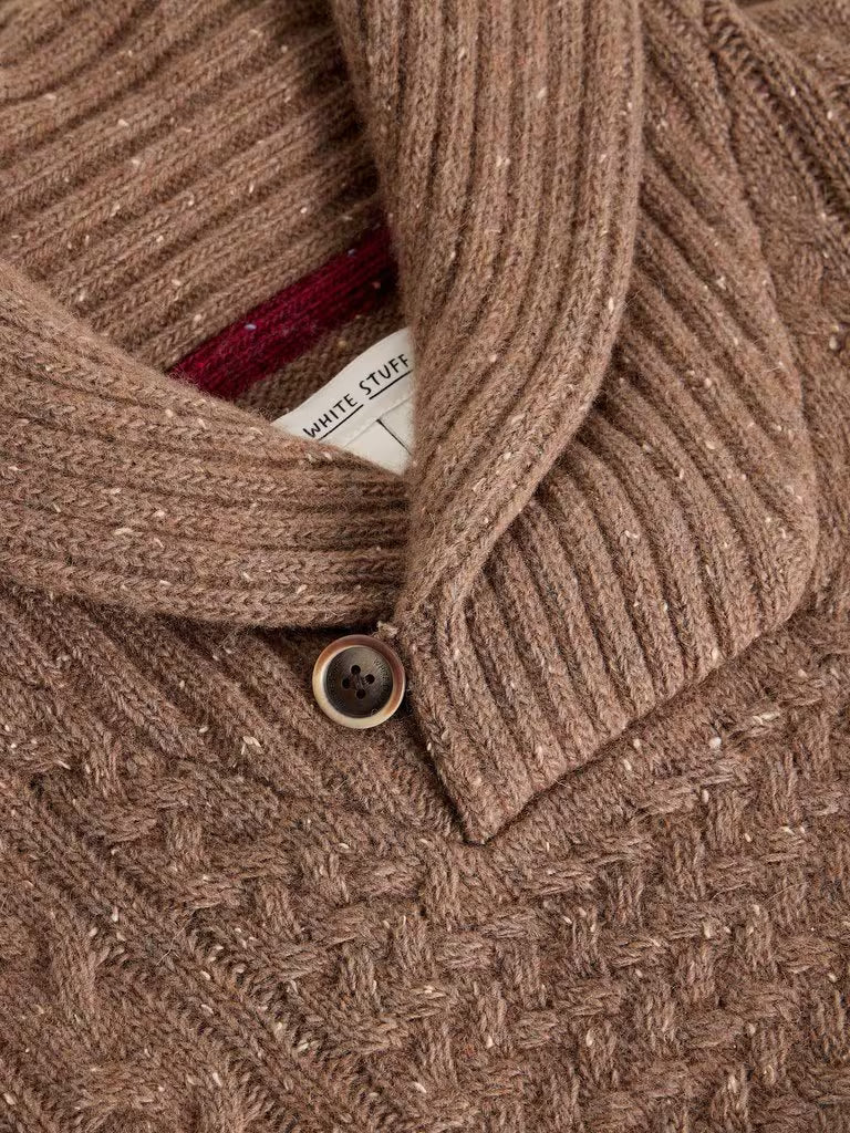 BERKLEY SHAWL NECK SWEATER