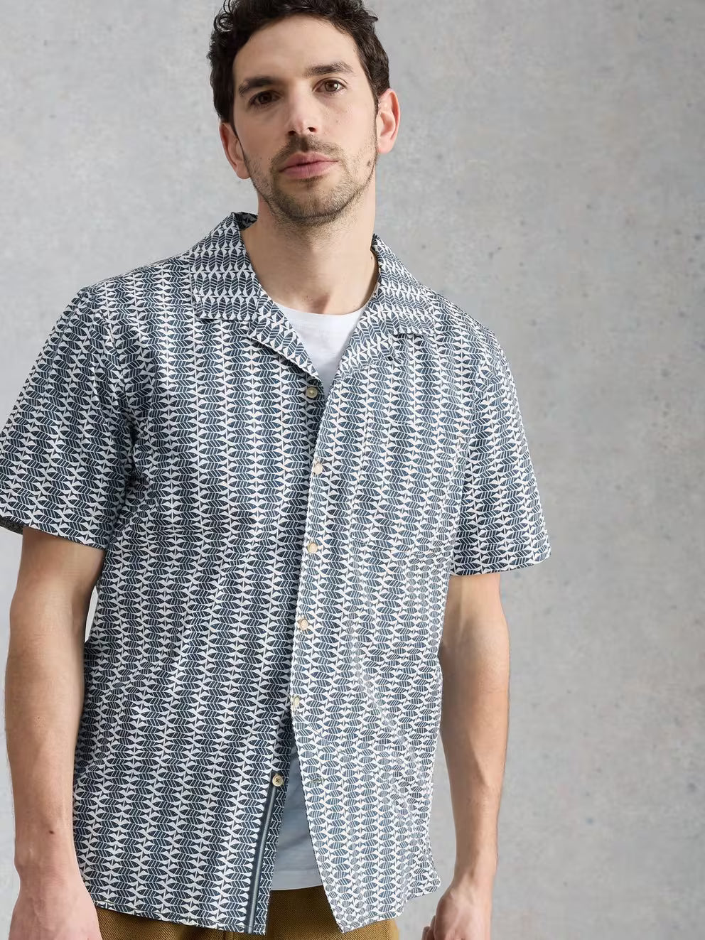 HAYLE SS FISH PRINT SHIRT