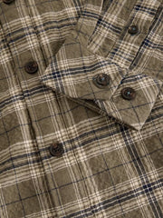 HEYWOOD CHECK SHIRT IN GREEN MULTI