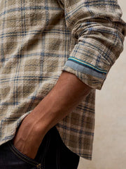HEYWOOD CHECK SHIRT IN GREEN MULTI