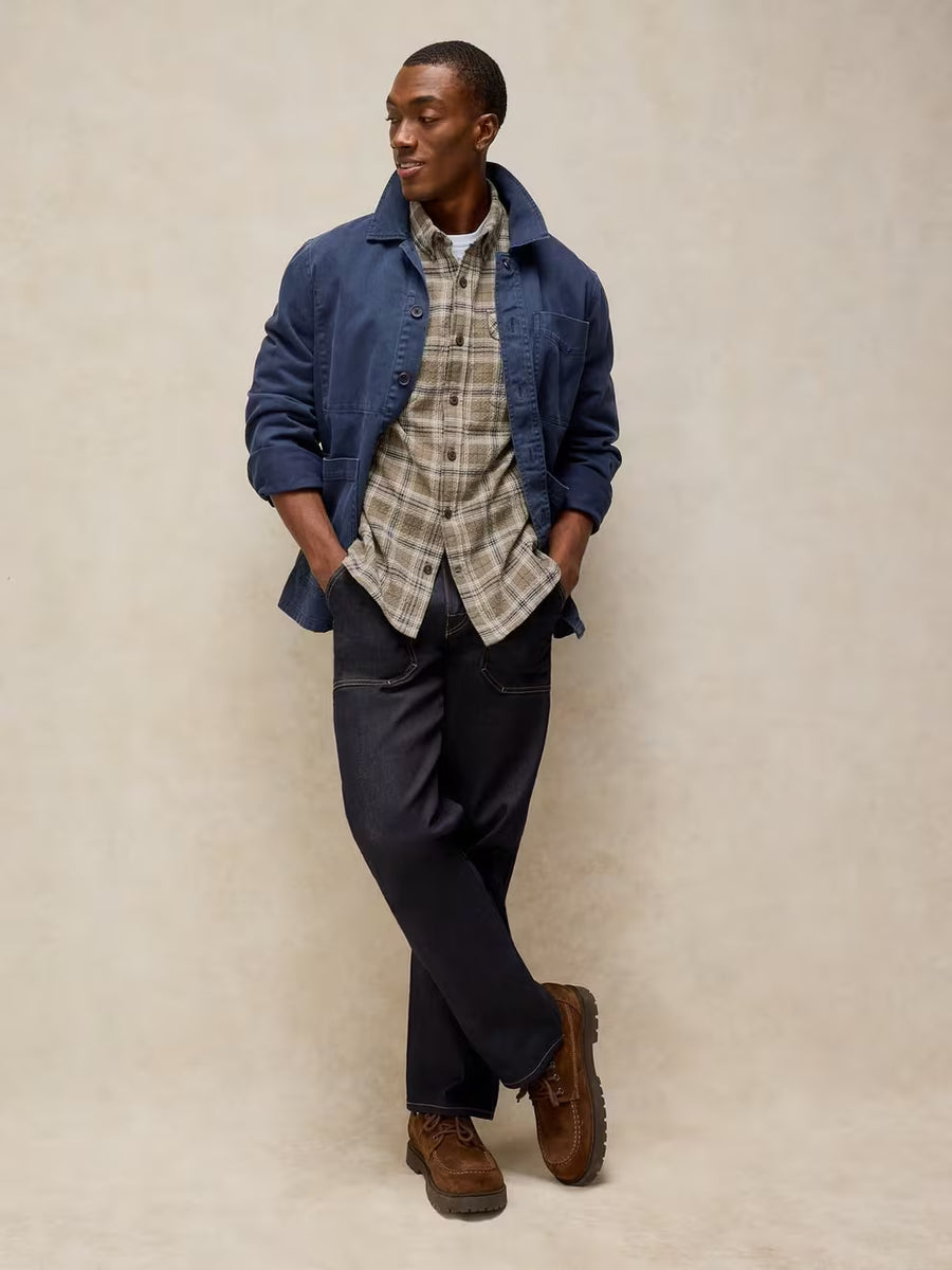 HEYWOOD CHECK SHIRT IN GREEN MULTI