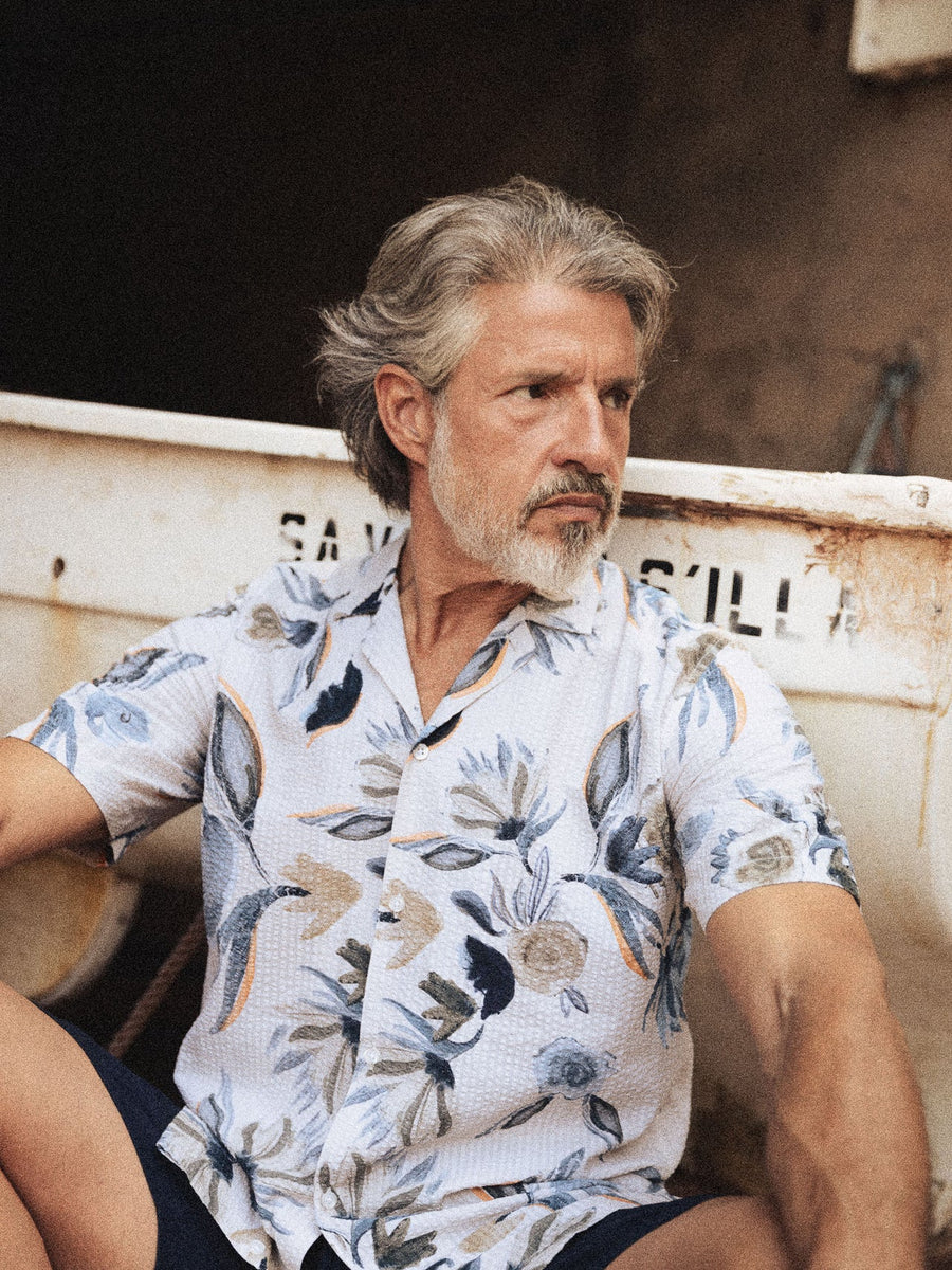 MEN'S JOEL HAIKU SEER SUCKER SHIRT