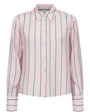 PINK STRIPE BUTTON DOWN