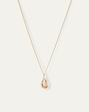 MINI EGRET PENDANT NECKLACE