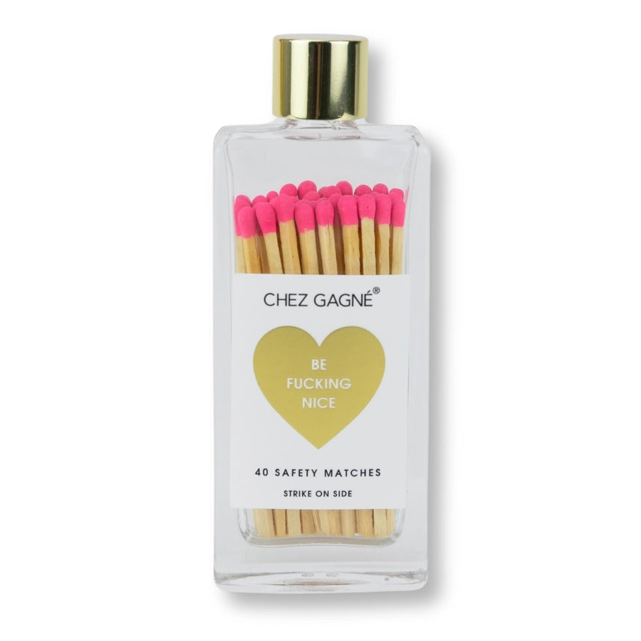 GLASS BOTTLE MATCHES
