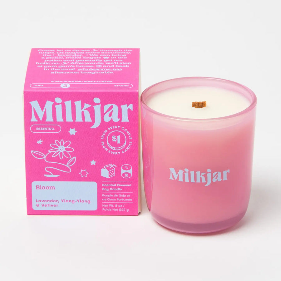 LAVENDER ESSENTIAL OIL CANDLE