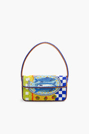 MEDITERRANEAN SARDINE HAND BEADED SHOULDER BAG