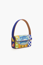 MEDITERRANEAN SARDINE HAND BEADED SHOULDER BAG
