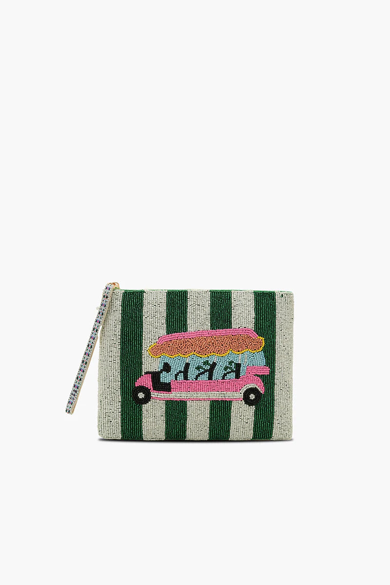 GOLF CART GETAWAY ZIP CLUTCH
