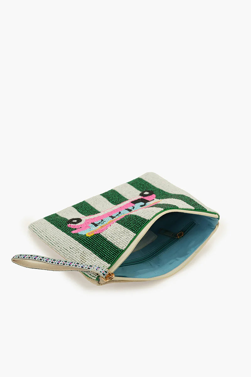 GOLF CART GETAWAY ZIP CLUTCH