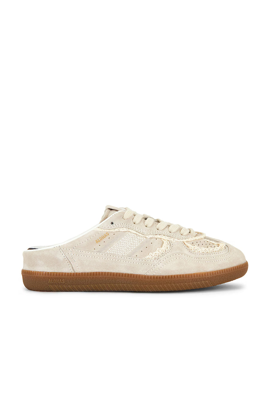 Tb.490 MULE CREAM LEATHER SNEAKERS