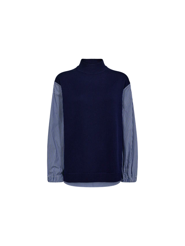 JUELLA LONG SLEEVE STRIPE KNIT