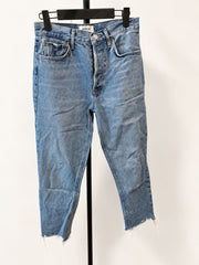 AGOLDE Raw Hem Jeans — Size 26