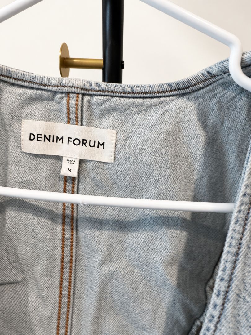 Denim Forum Denim Vest — Size M