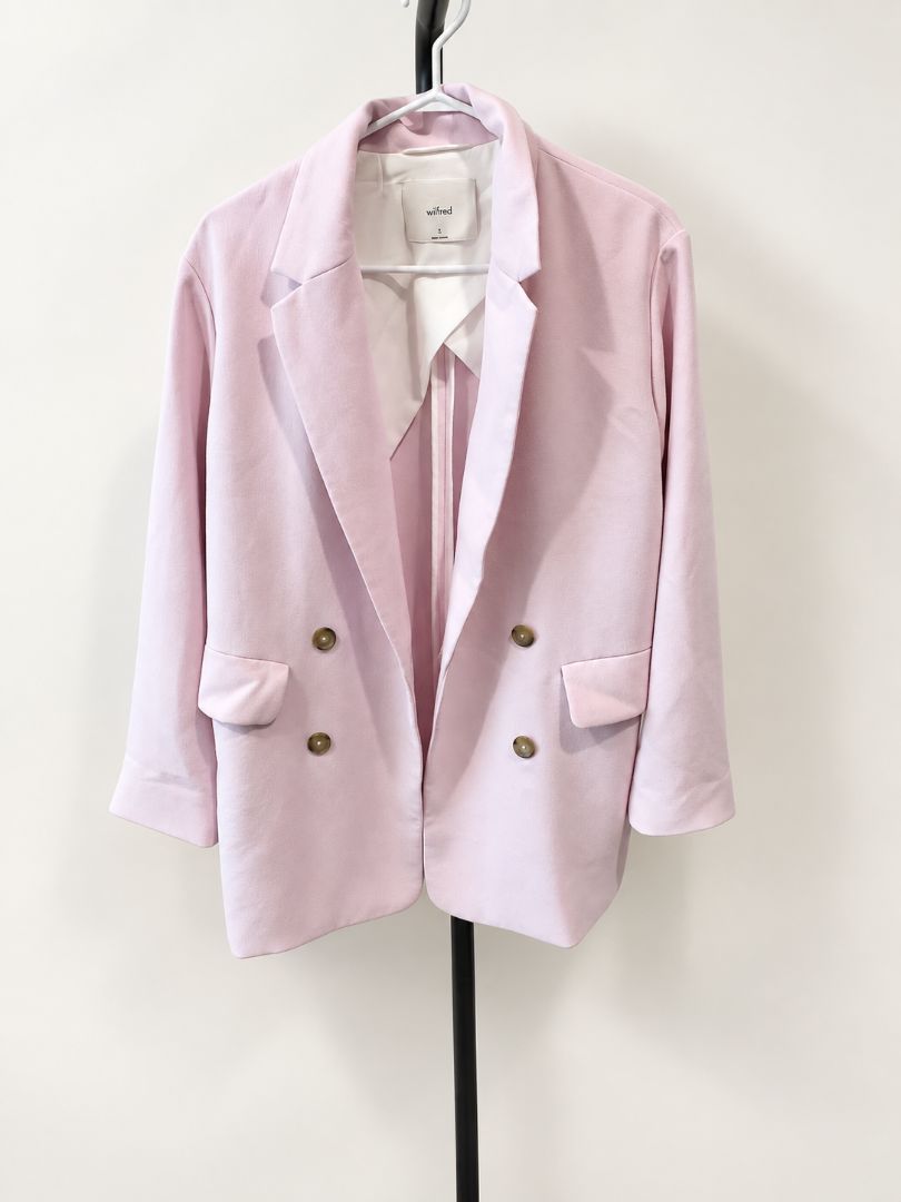Wilfred Double-Breasted Blazer — Size S