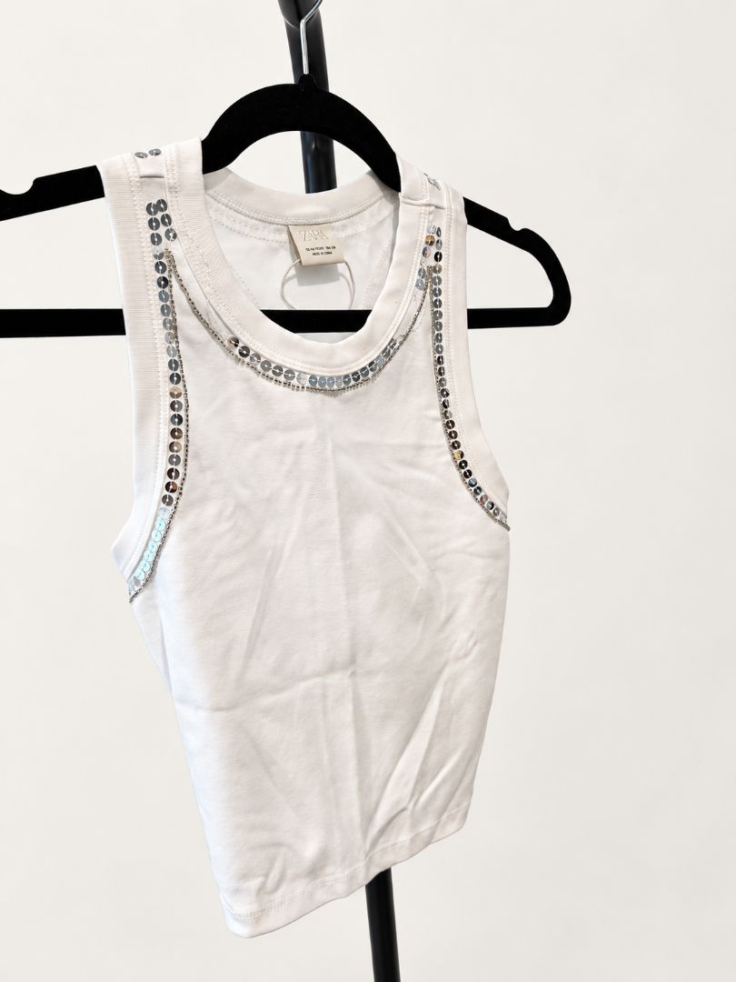 Zara Embellished Tank