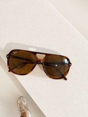 Ray-Ban Tortoiseshell Aviator Sunglasses