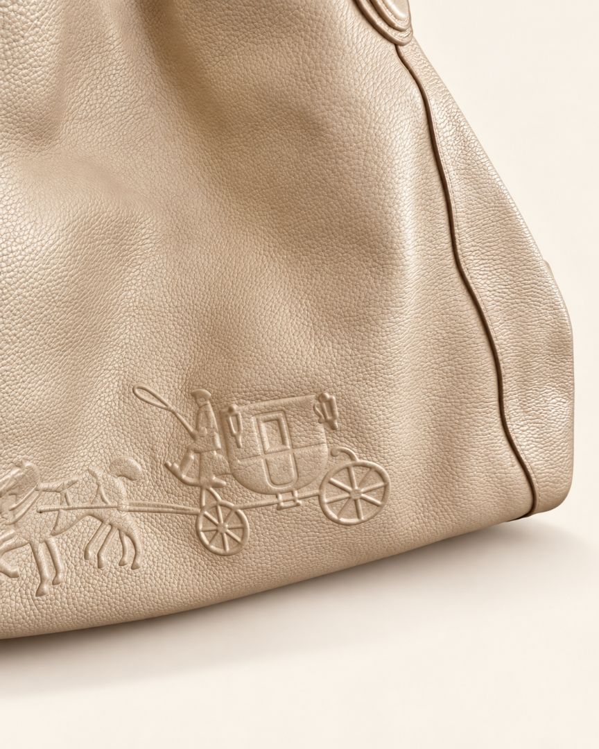 Coach Tan Horse & Carriage Hobo Bag