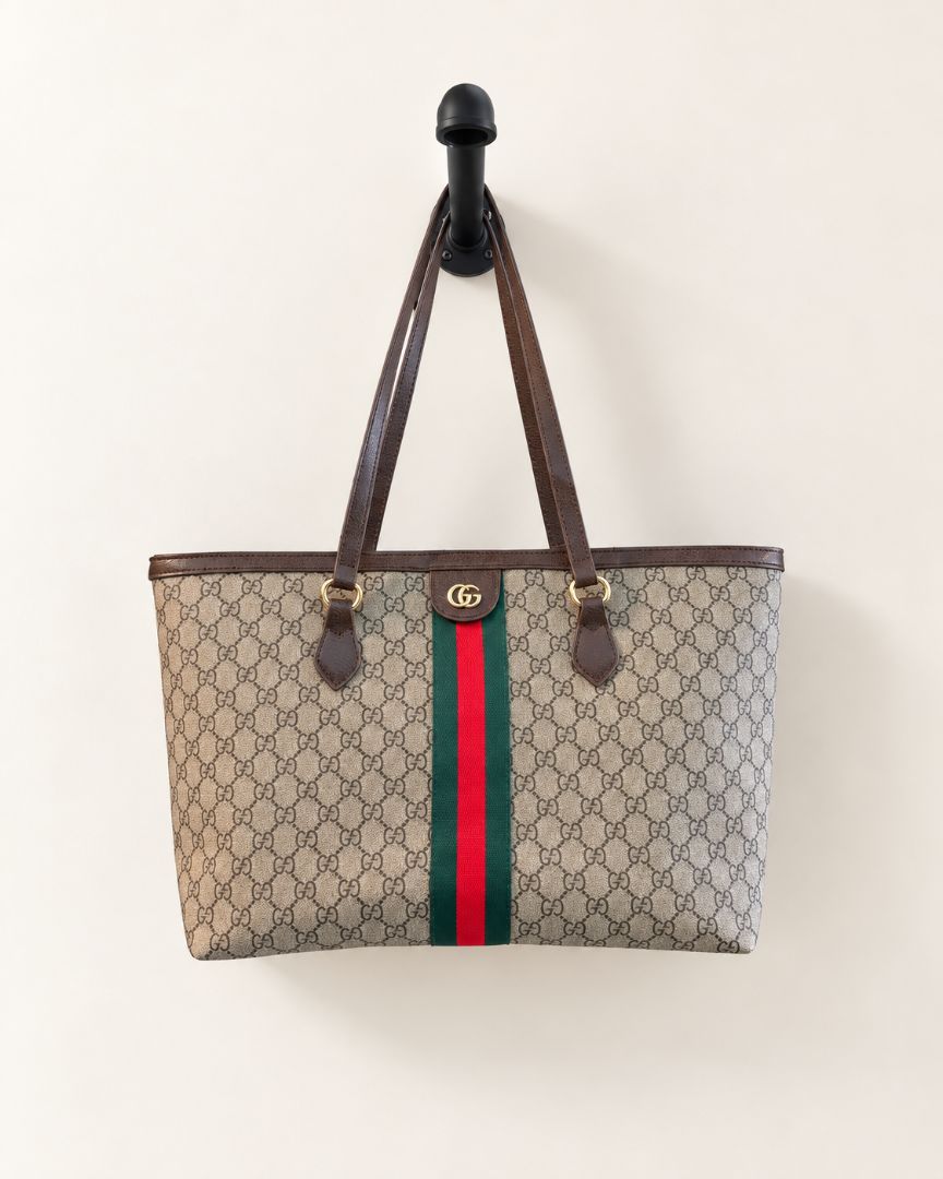 Gucci-Style Monogram Tote – NOT AUTHENTIC / REPLICA