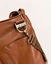Fawn Design Cognac Convertible Backpack Bag