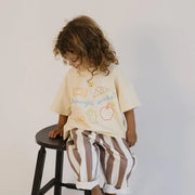 "WHO BROUGH SNACKS" ORGANIC COTTON TEE