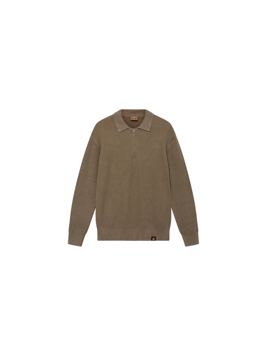 ROYCE ZIP POLO KNIT