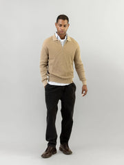 ROYCE ZIP POLO KNIT