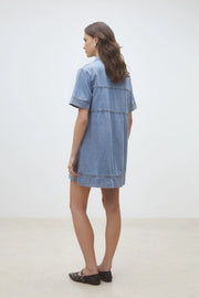 CLEVER DENIM DRESS