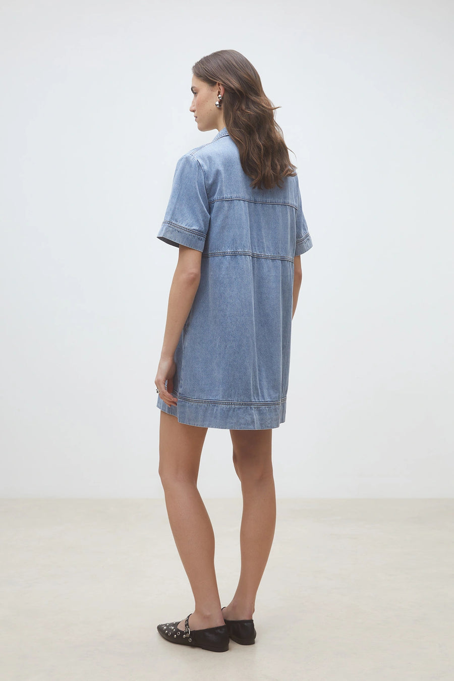 CLEVER DENIM DRESS