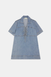 CLEVER DENIM DRESS